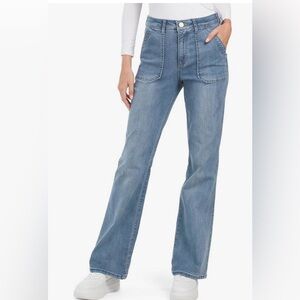 Democracy Women's Boot Cut Jeans - Light Blue